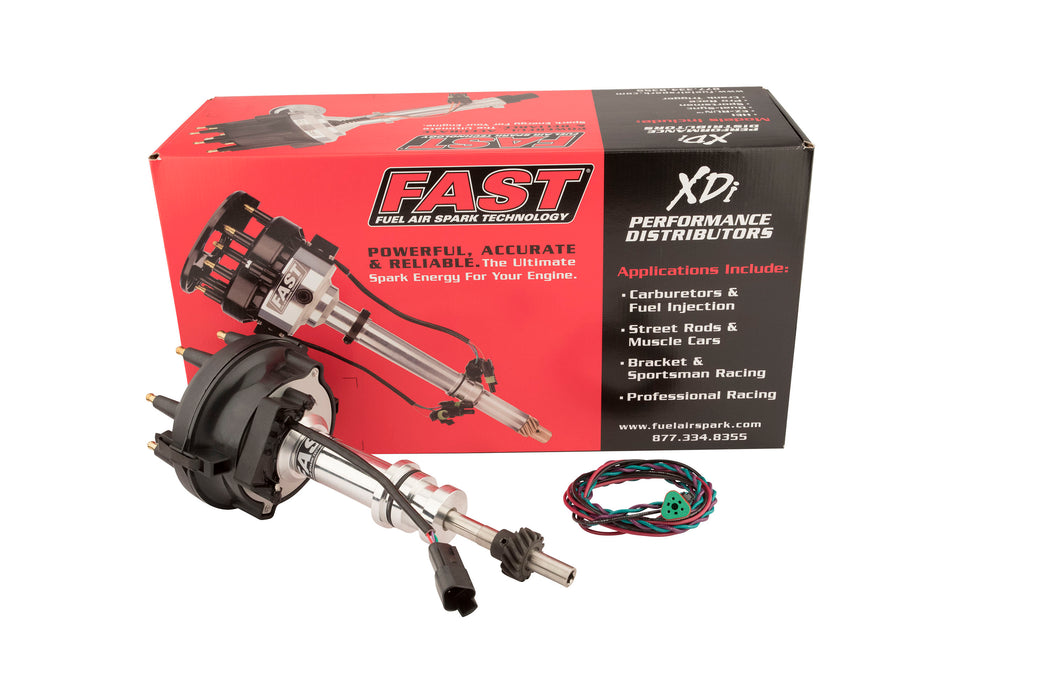FAST 1000-1612 XDi Sportsman Large Cap Distributor for Ford 351 Windsor - Truck Part Superstore