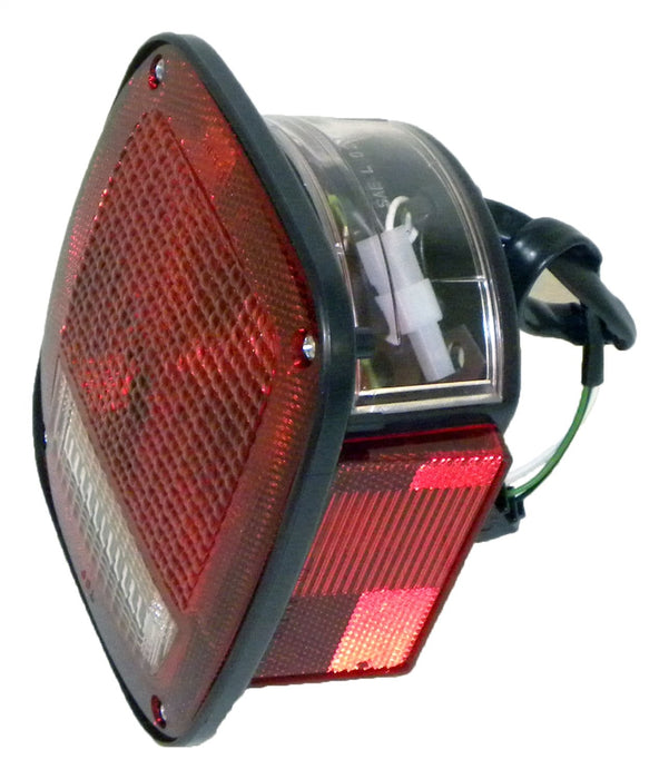 Crown Automotive Jeep Replacement 56002135 Tail Light Assembly; Left; w/License Plate Lamp; - Truck Part Superstore