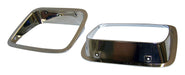 Crown Automotive Jeep Replacement 56003104K Head Light Bezel Kit; Includes Chrome Bezels; - Truck Part Superstore