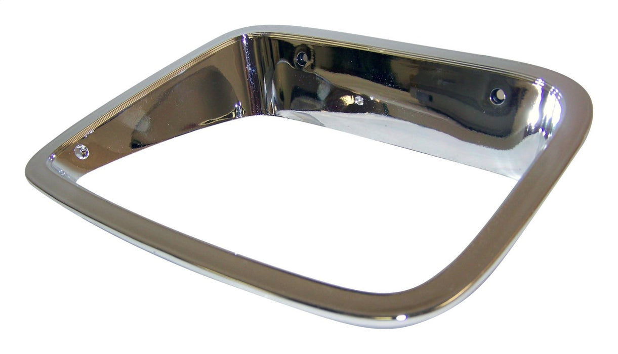 Crown Automotive Jeep Replacement 56003104 Headlamp Bezel; Right; Chrome; - Truck Part Superstore