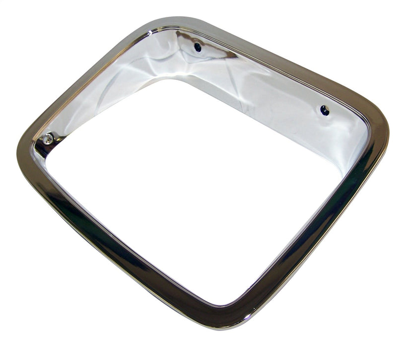 Crown Automotive Jeep Replacement 56003105 Headlamp Bezel; Left; Chrome; - Truck Part Superstore