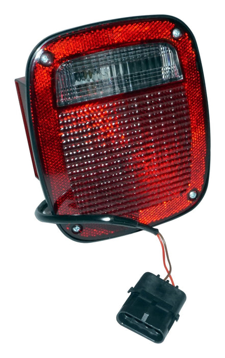 Crown Automotive Jeep Replacement 56016721 Tail Light Assembly; Left; w/License Plate Lamp; - Truck Part Superstore