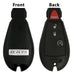 Crown Automotive Jeep Replacement 56046955AF Key Fob; w/o Push To Start w/Remote Start; Genuine Mopar Key Fob w/Ram Logo; - Truck Part Superstore