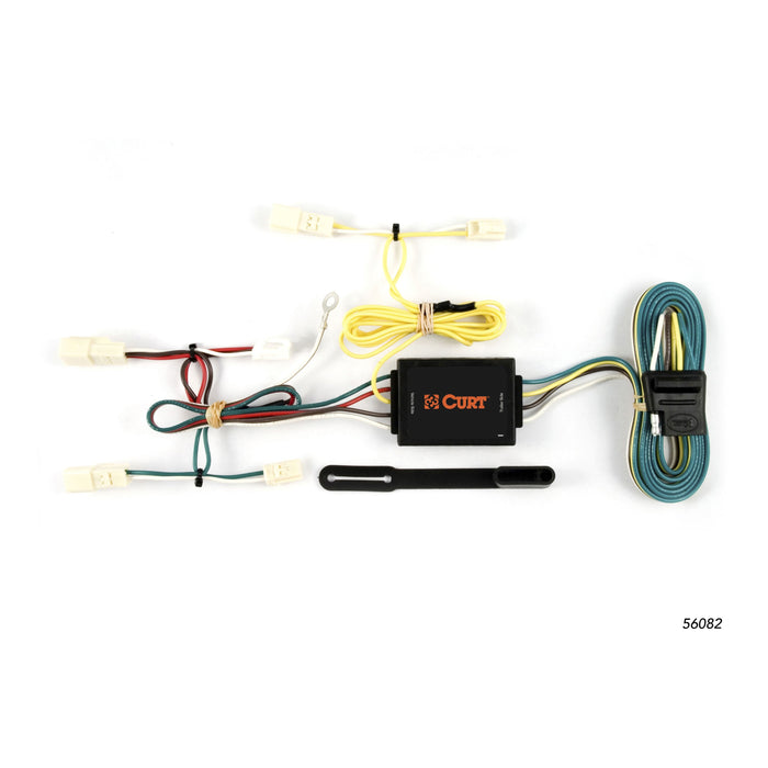 CURT 56082 Custom Wiring Harness; 4-Way Flat Output; Select Mazda MX-5 Miata - Truck Part Superstore