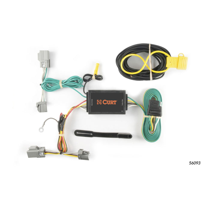 CURT 56093 Custom Wiring; 4-Way Flat Output; Select Ford Taurus; Explorer; Lincoln MKS - Truck Part Superstore