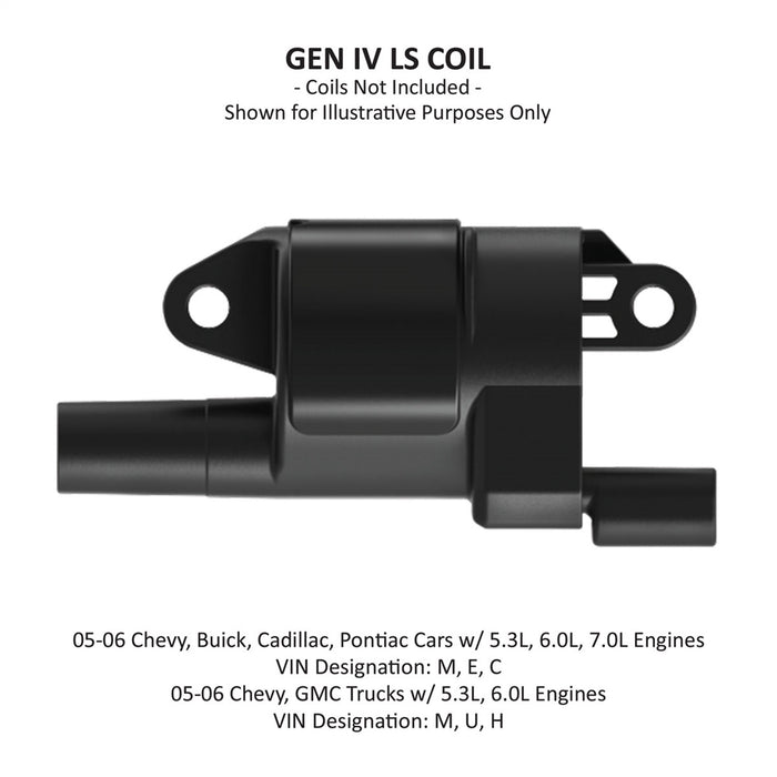Holley EFI 561-123 Remote Coil Relocation Bracket; Fits Gen 4 LS; Natural Finish; - Truck Part Superstore