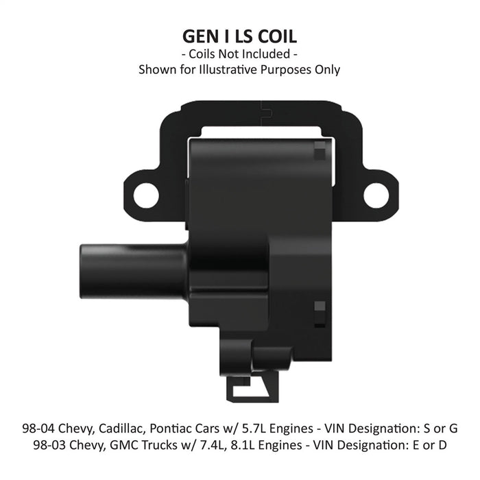 Holley EFI 561-126 Remote Coil Relocation Bracket; Black Finish; - Truck Part Superstore