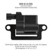 Holley EFI 561-128 Remote Coil Relocation Bracket; Black Finish; - Truck Part Superstore