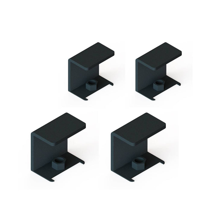 Go Rhino 561000BRK-ND No Drill Bracket Kit for Sport Bar 3.0/4.0 that attaches to the Deck Rail System - Truck Part Superstore