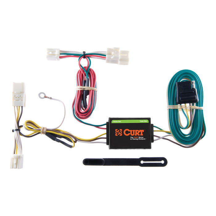 CURT 56136 Custom Wiring Harness; 4-Way Flat Output; Select Scion xD - Truck Part Superstore