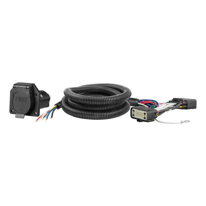CURT 56278 Custom Wiring Harness; 7-Way RV Blade Output; Select Ford Explorer - Truck Part Superstore