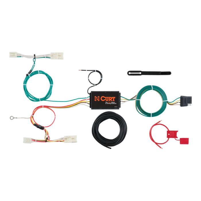 CURT 56283 Custom Wiring Harness; 4-Way Flat Output; Select Hyundai Elantra Sedan Limited - Truck Part Superstore