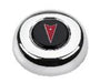 Grant 5635 GM Licensed Horn Button; Chrome; Pontiac®; Classic/Challenger Wheels; - Truck Part Superstore