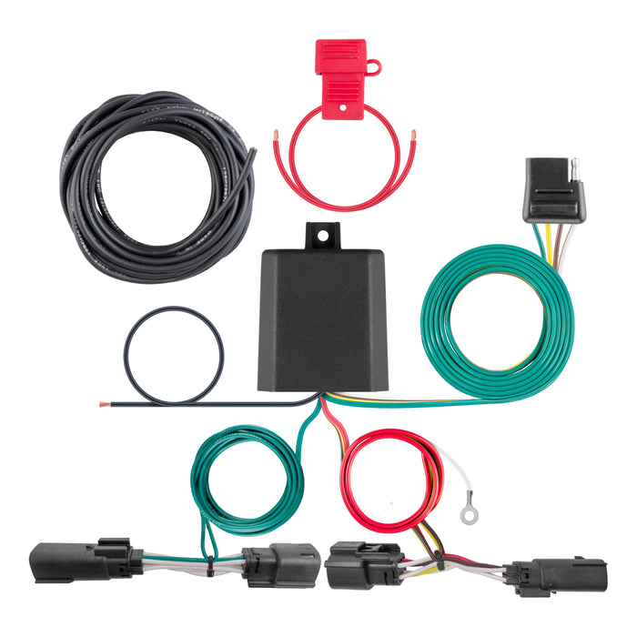 CURT 56456 Custom Wiring Harness; 4-Way Flat Output; Select Buick Encore - Truck Part Superstore