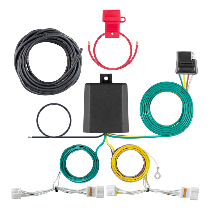 CURT 56461 Custom Wiring Harness; 4-Way Flat Output; Select Hyundai Sonata - Truck Part Superstore