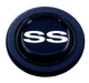 Grant 5649 GM Licensed Horn Button; Black Plastic; SS Super Sport®; Signature Wheels; - Truck Part Superstore