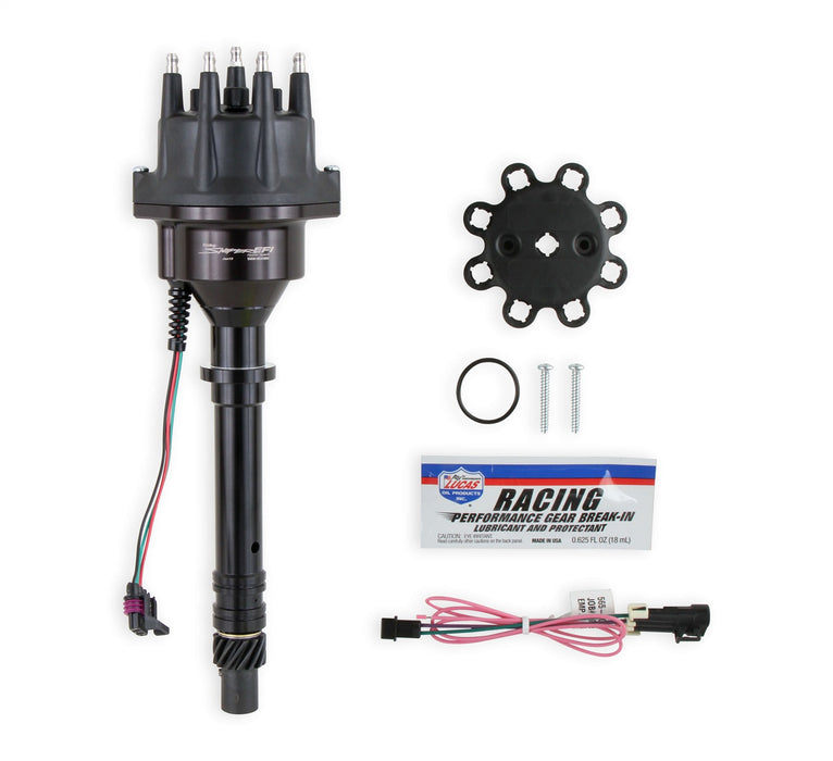 Holley EFI 565-300BK Sniper EFI Hyperspark Distributor; Black Finish; - Truck Part Superstore