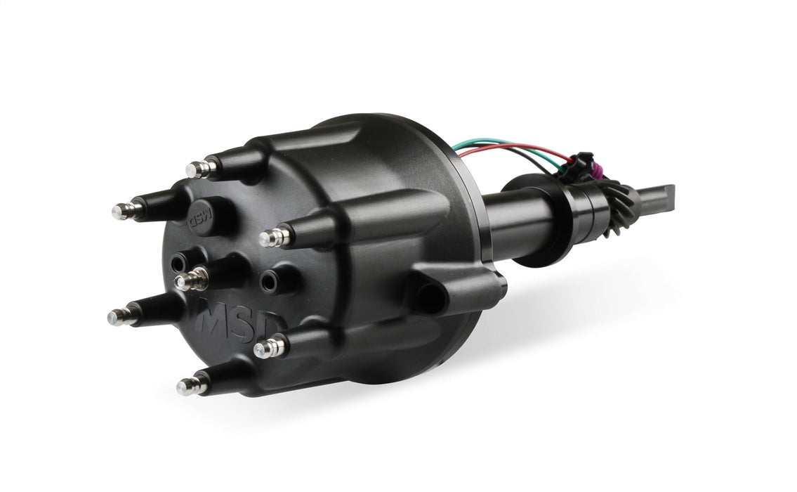Holley EFI 565-307BK Sniper EFI Hyperspark Distributor; Hall Effect; Black Billet Housing; Aluminum; - Truck Part Superstore