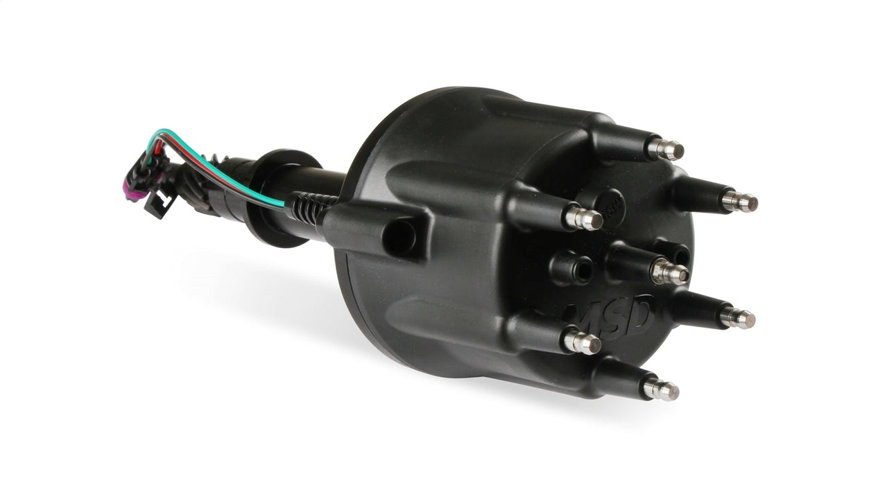 Holley EFI 565-307BK Sniper EFI Hyperspark Distributor; Hall Effect; Black Billet Housing; Aluminum; - Truck Part Superstore