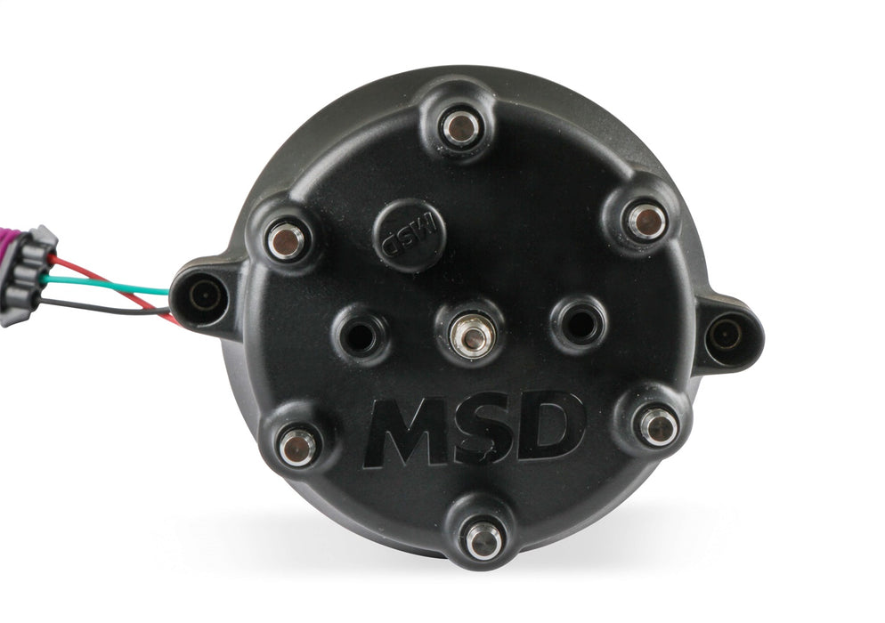 Holley EFI 565-307BK Sniper EFI Hyperspark Distributor; Hall Effect; Black Billet Housing; Aluminum; - Truck Part Superstore