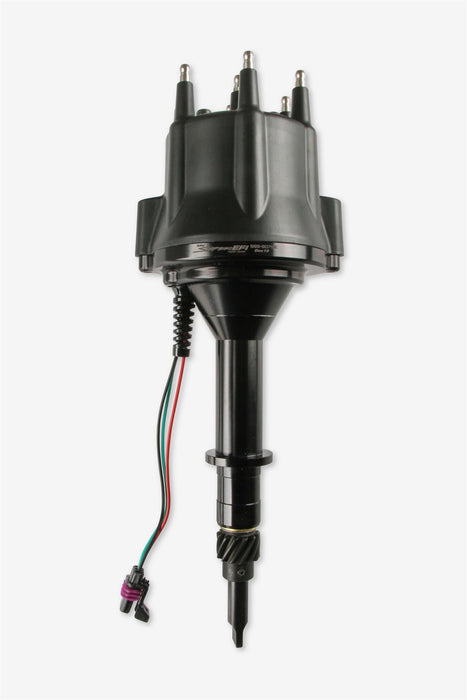Holley EFI 565-307BK Sniper EFI Hyperspark Distributor; Hall Effect; Black Billet Housing; Aluminum; - Truck Part Superstore