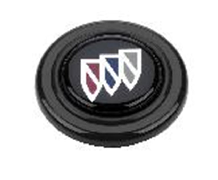 Grant 5651 GM Licensed Horn Button; Black Plastic; Buick®; Signature Wheels; - Truck Part Superstore