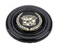 Grant 5653 GM Licensed Horn Button; Black Plastic; Cadillac®; Signature Wheels; - Truck Part Superstore