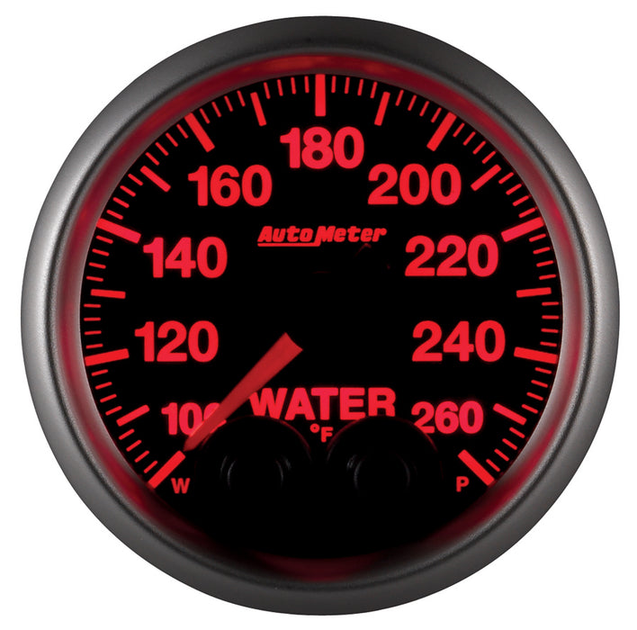 AutoMeter 5654-05702-D GAUGE; WTEMP; 2 1/16in.; 260deg.F; STEPPER MOTOR W/PEAK/WARN; ELITE; HIGH TEMP C - Truck Part Superstore