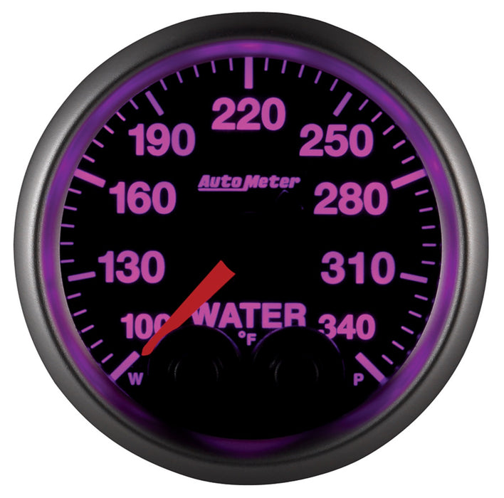 AutoMeter 5655 GAUGE; WATER TEMP; 2 1/16in.; 340deg.F; STEPPER MOTOR W/PEAK/WARN; ELITE - Truck Part Superstore