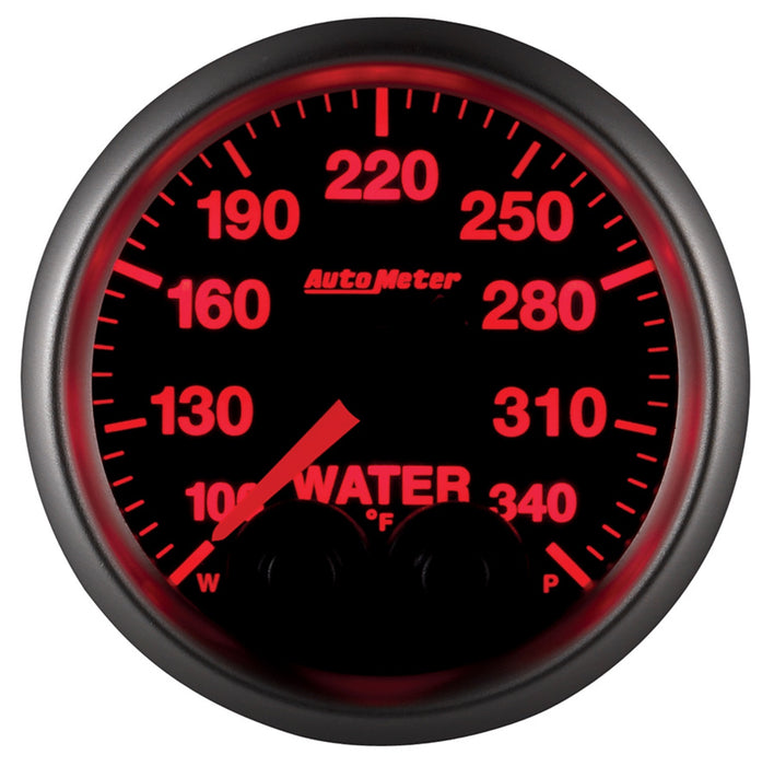 AutoMeter 5655 GAUGE; WATER TEMP; 2 1/16in.; 340deg.F; STEPPER MOTOR W/PEAK/WARN; ELITE - Truck Part Superstore