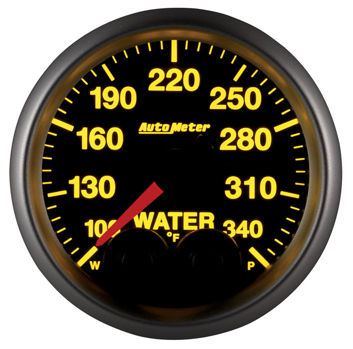 AutoMeter 5655-05702 GAUGE; WTEMP; 2 1/16in.; 340deg.F; STEPPER MOTOR W/PEAK/WRN; ELITE; W/O PRO-CONT - Truck Part Superstore
