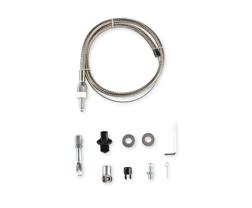 Mr Gasket 5657 Steel Braided Throttle Cable Kit - Truck Part Superstore