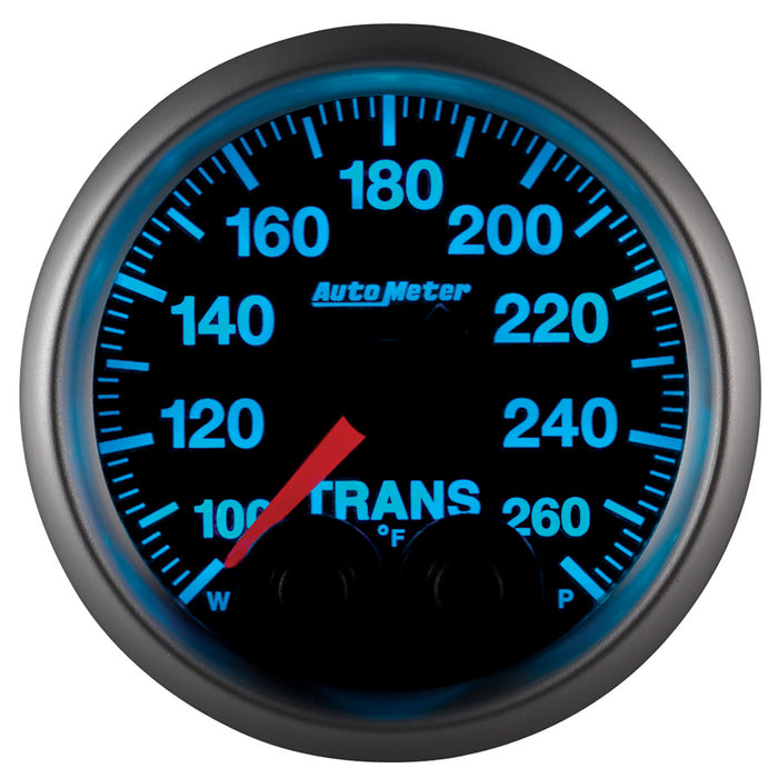 AutoMeter 5658 GAUGE; TRANS TEMP; 2 1/16in.; 260deg.F; STEPPER MOTOR W/PEAK/WARN; ELITE - Truck Part Superstore