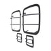 Smittybilt 5659 Euro Head Light Guards 87-95 Wrangler YJ Black 4 Piece Smittybilt - Truck Part Superstore