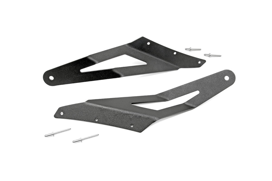 Rough Country 70538A Dodge 54 Inch Curved LED Light Bar Upper Windshield Mounts 03-09 RAM 2500/3500 Rough Country - Truck Part Superstore
