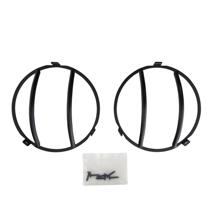 Smittybilt 5660 Euro Head Light Guards 97-06 Wrangler TJ/LJ Black 2 Piece Smittybilt - Truck Part Superstore