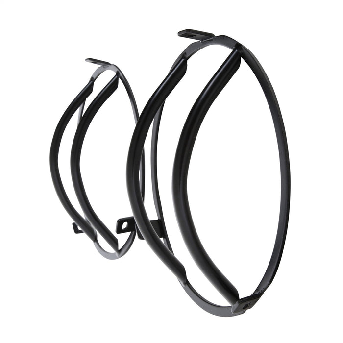 Smittybilt 5660 Euro Head Light Guards 97-06 Wrangler TJ/LJ Black 2 Piece Smittybilt - Truck Part Superstore