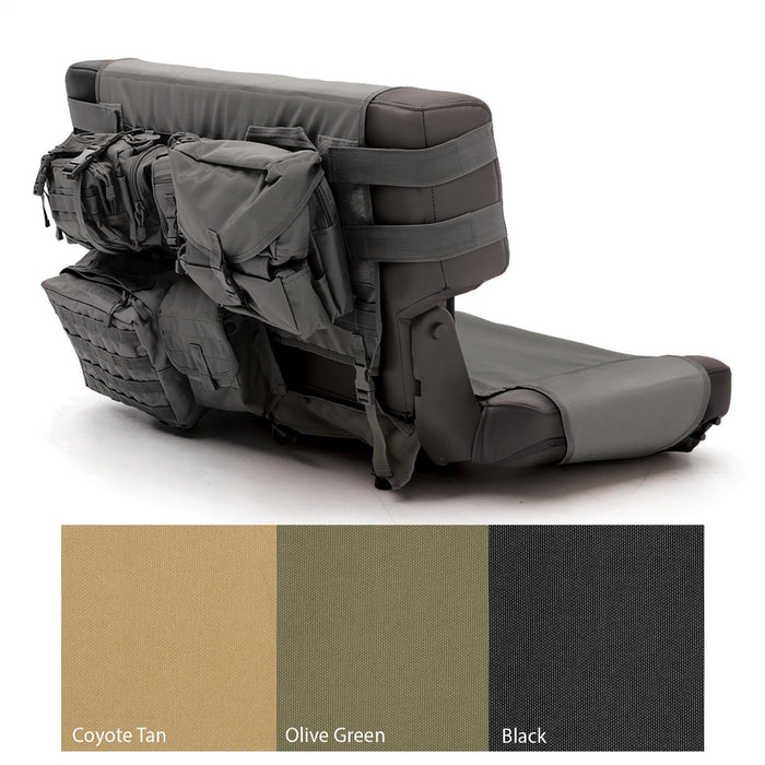 Smittybilt 5660201 Gear Seat Cover 76-06 Wrangler CJ/YJ/TJ/LJ Rear Black Smittybilt - Truck Part Superstore