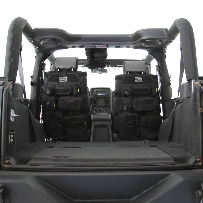 Smittybilt 5661001 Gear Seat Cover 76-16 Wrangler CJ/YJ/TJ/LJ/JK Front Black Smittybilt - Truck Part Superstore