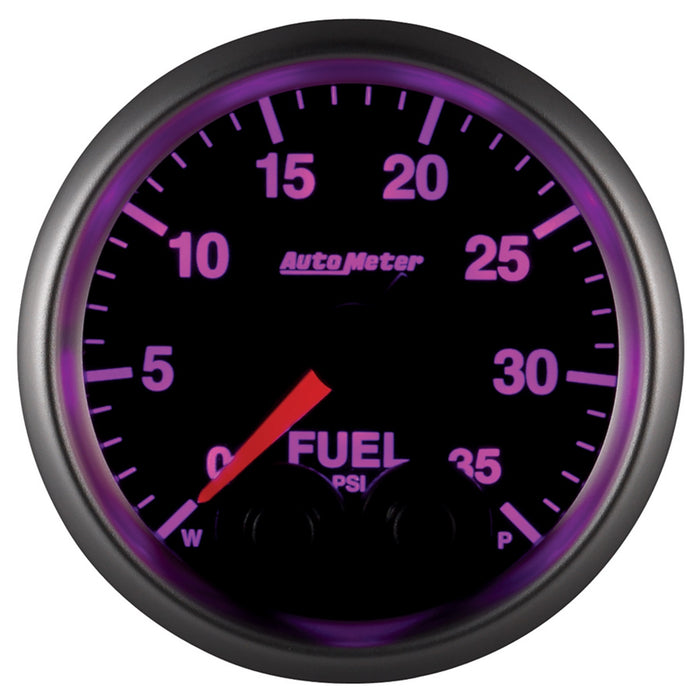 AutoMeter 5661-05702 GAUGE; FUELP; 2 1/16in.; 35PSI; STEPPER MOTOR W/PEAK/WRN; ELITE; W/O PRO-CONTROL - Truck Part Superstore