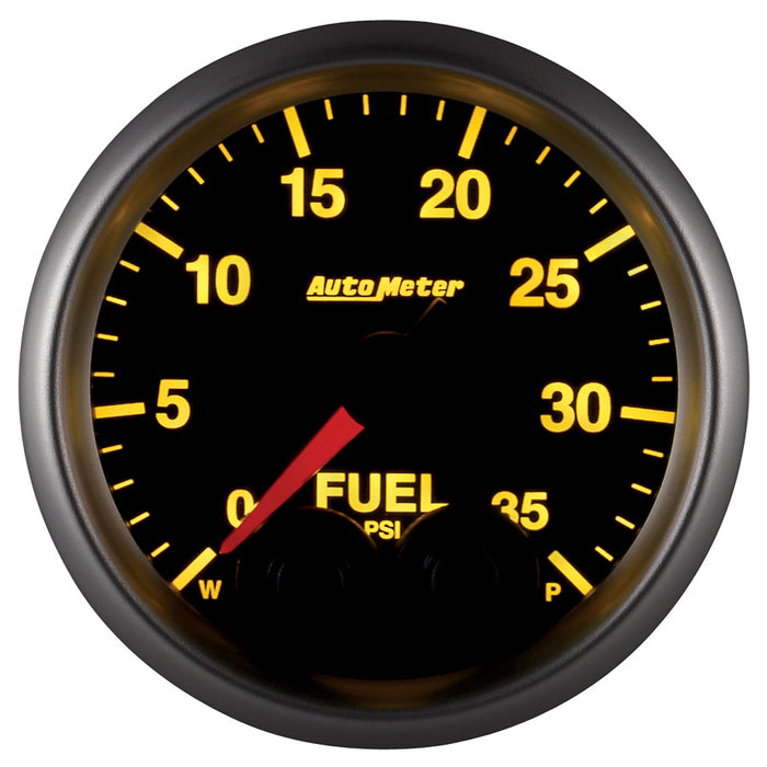 AutoMeter 5661-05702 GAUGE; FUELP; 2 1/16in.; 35PSI; STEPPER MOTOR W/PEAK/WRN; ELITE; W/O PRO-CONTROL - Truck Part Superstore