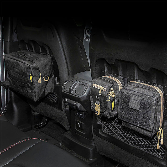 Smittybilt 56633 Jeep Storage Bags G.E.A.R. MOLLE Universal Fit 5-Piece Set Black Smittybilt - Truck Part Superstore