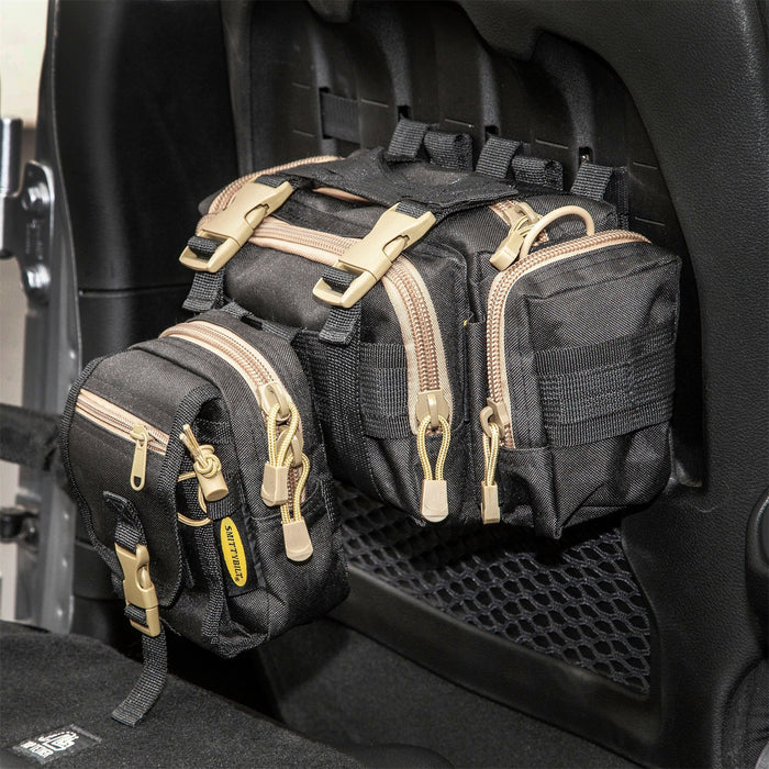 Smittybilt 56633 Jeep Storage Bags G.E.A.R. MOLLE Universal Fit 5-Piece Set Black Smittybilt - Truck Part Superstore