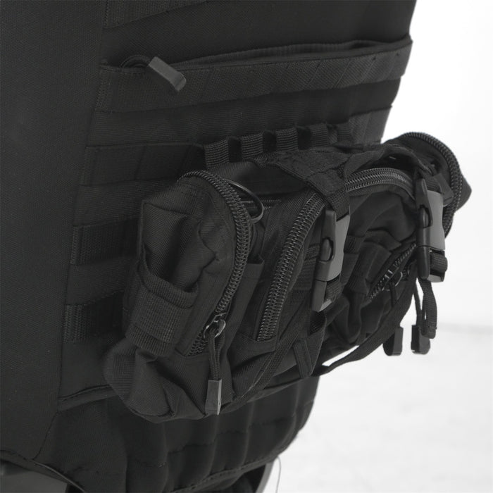Smittybilt 56646501 GEAR Seat Covers 08-12 Wrangler JK 4 DR Rear Custom Fit Black Smittybilt - Truck Part Superstore