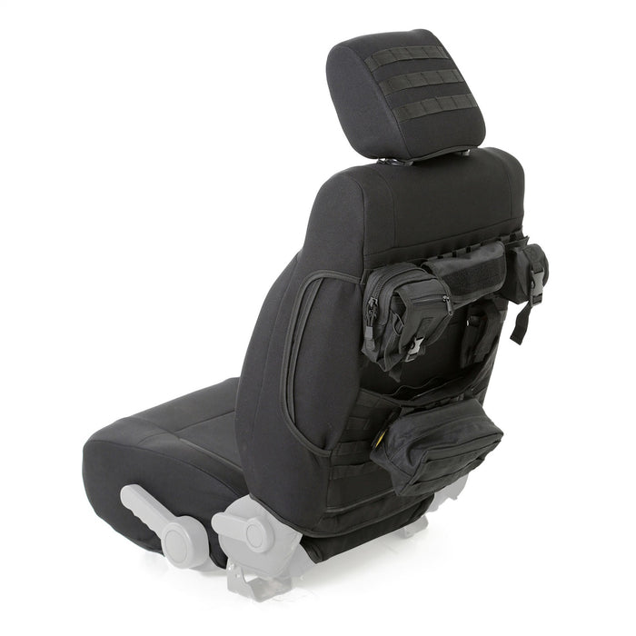 Smittybilt 57647701 Neoprene Seat Cover; Black; Front; Air Bag Compatible; - Truck Part Superstore