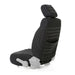Smittybilt 57647701 Neoprene Seat Cover; Black; Front; Air Bag Compatible; - Truck Part Superstore