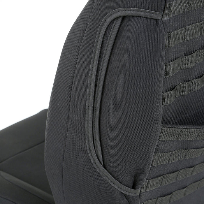 Smittybilt 56647701 GEAR Seat Covers 13-18 Wrangler JK 2/4 DR Front Custom Fit Black Smittybilt - Truck Part Superstore