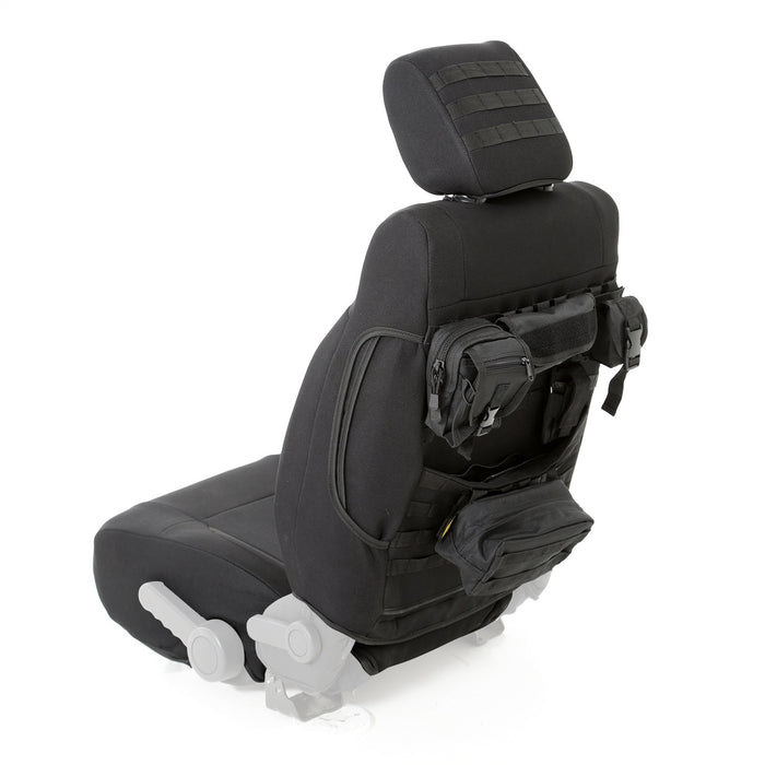Smittybilt 56647801 GEAR Seat Covers 07-12 Wrangler JK 2/4 DR Front Custom Fit Black Smittybilt - Truck Part Superstore