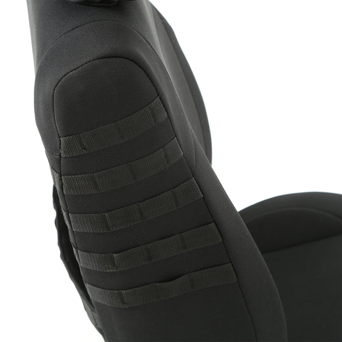 Smittybilt 56647801 GEAR Seat Covers 07-12 Wrangler JK 2/4 DR Front Custom Fit Black Smittybilt - Truck Part Superstore