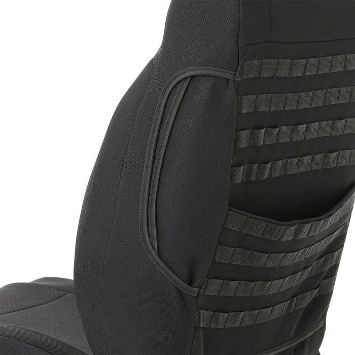 Smittybilt 56647801 GEAR Seat Covers 07-12 Wrangler JK 2/4 DR Front Custom Fit Black Smittybilt - Truck Part Superstore